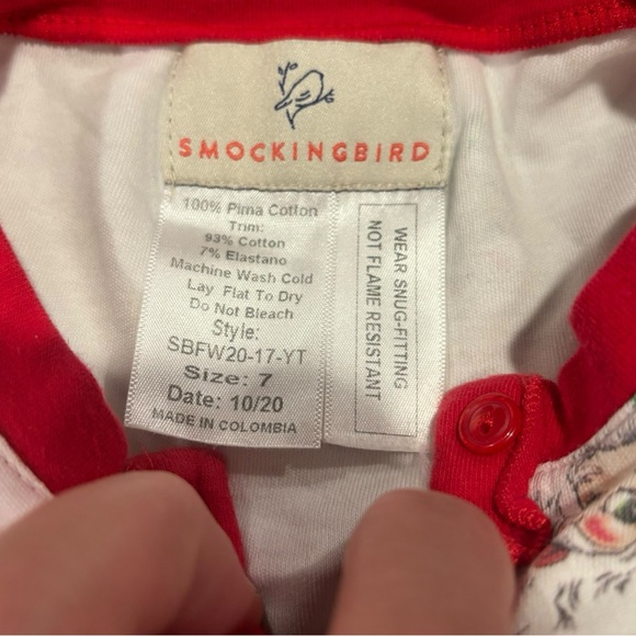 Smockingbird Vintage Santa Pajamas - Picture 2 of 4
